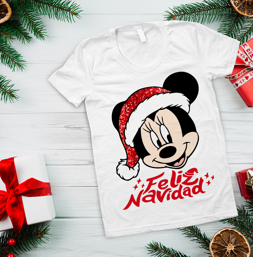 Camisetas shops navideñas sublimadas