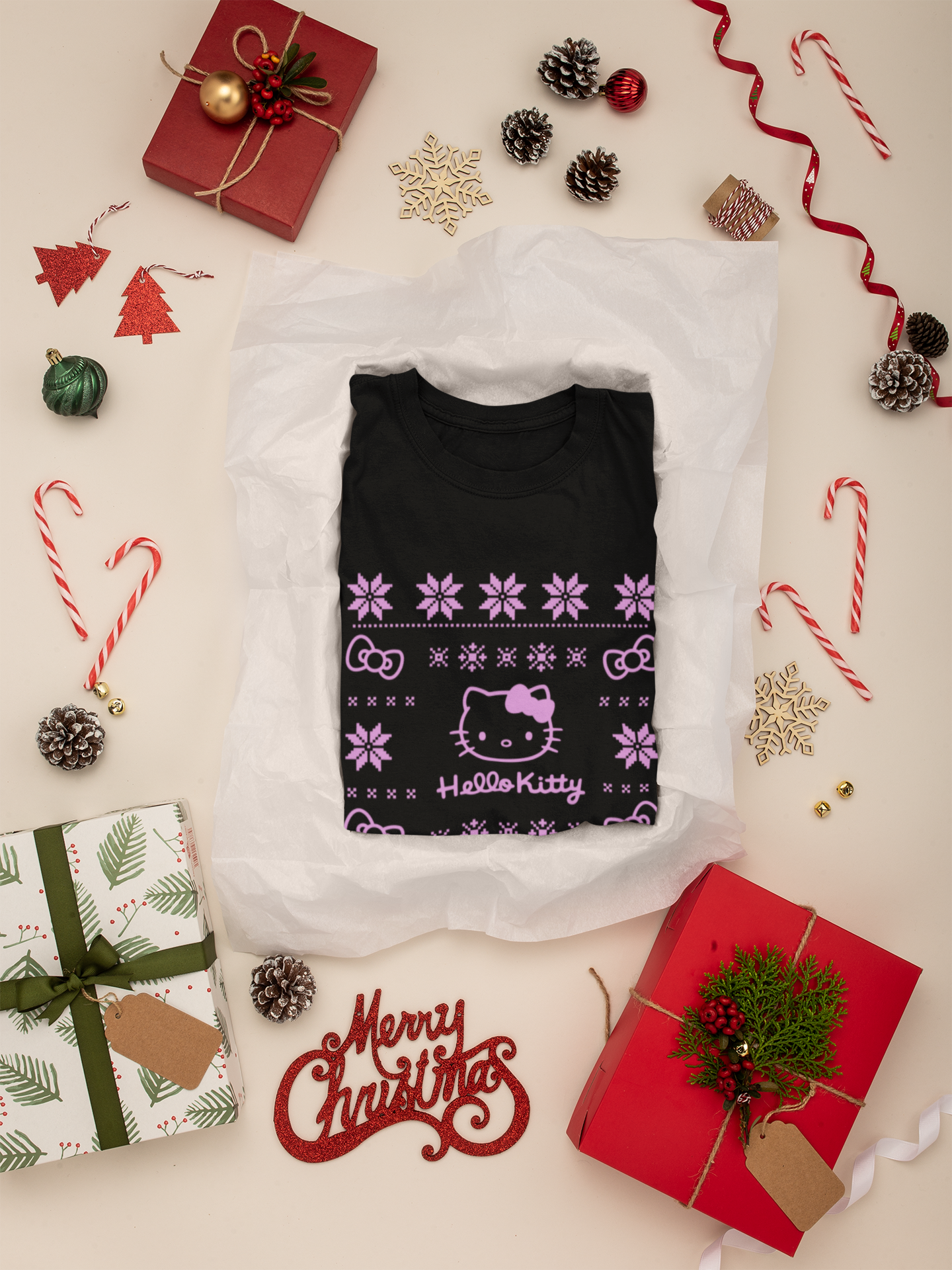 Ugly Sweater Hello Kitty