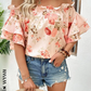 Blusa Bohemia con Estampado Floral