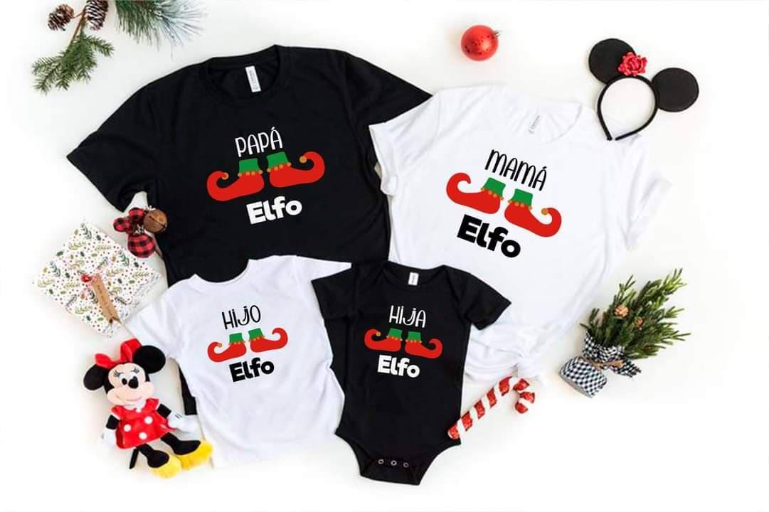 Pack Camisetas Navideñas Familia 03