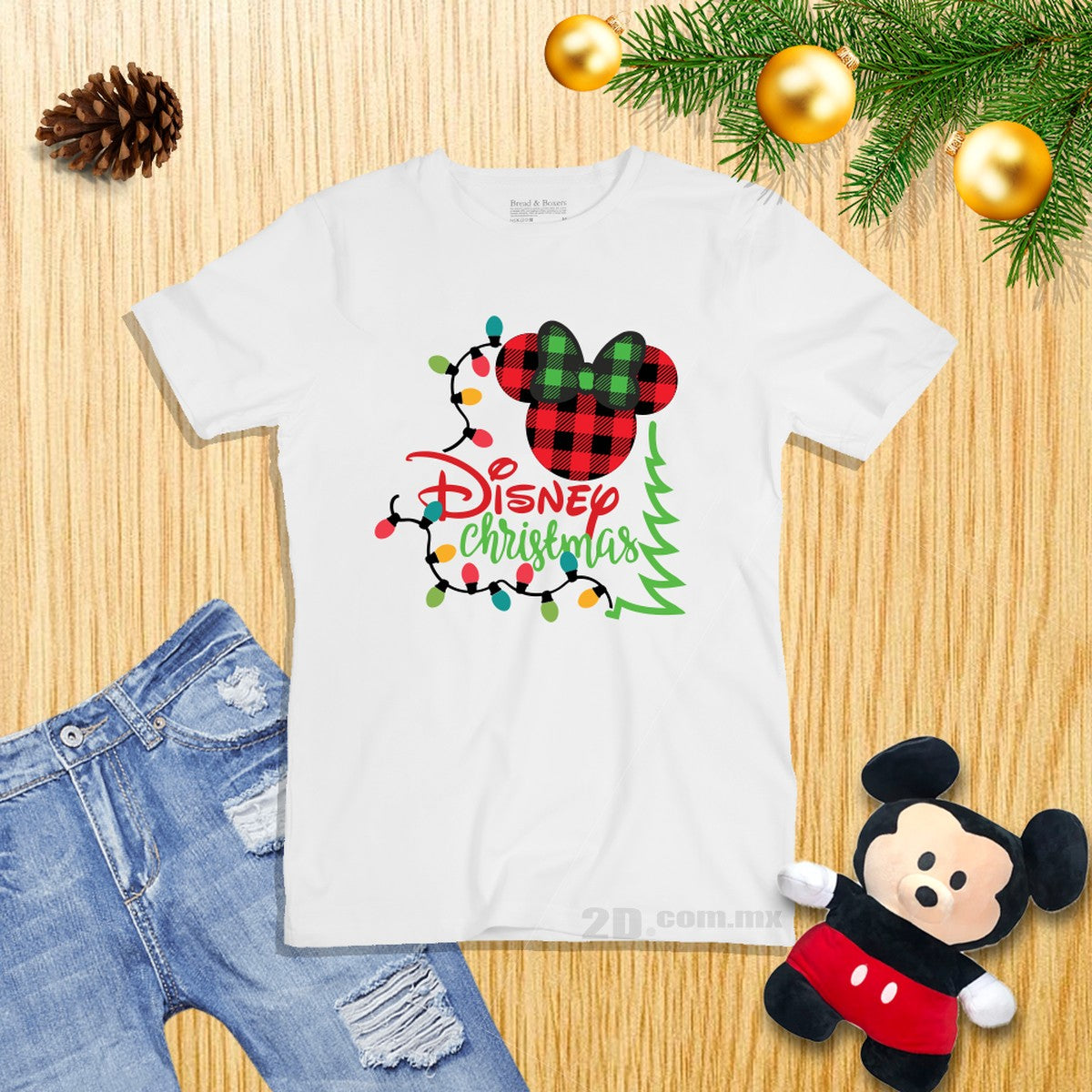 Camiseta Navideña Disney 03