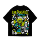 Camiseta Oversize con Estampado Trashskull: Estilo Rebelde y Urbano