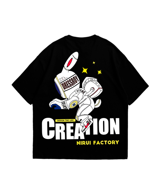 Camiseta Estampada "Astronauta Creation"