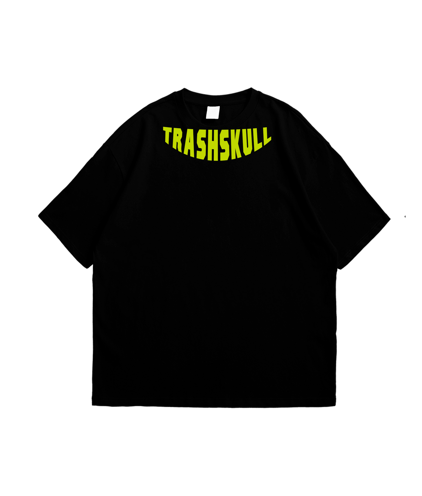 Camiseta Oversize con Estampado Trashskull: Estilo Rebelde y Urbano