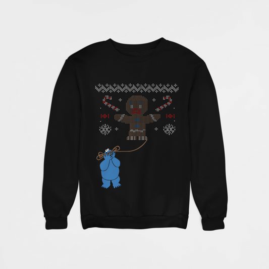 Ugly Sweater Mounstro Come Galletas Navideño