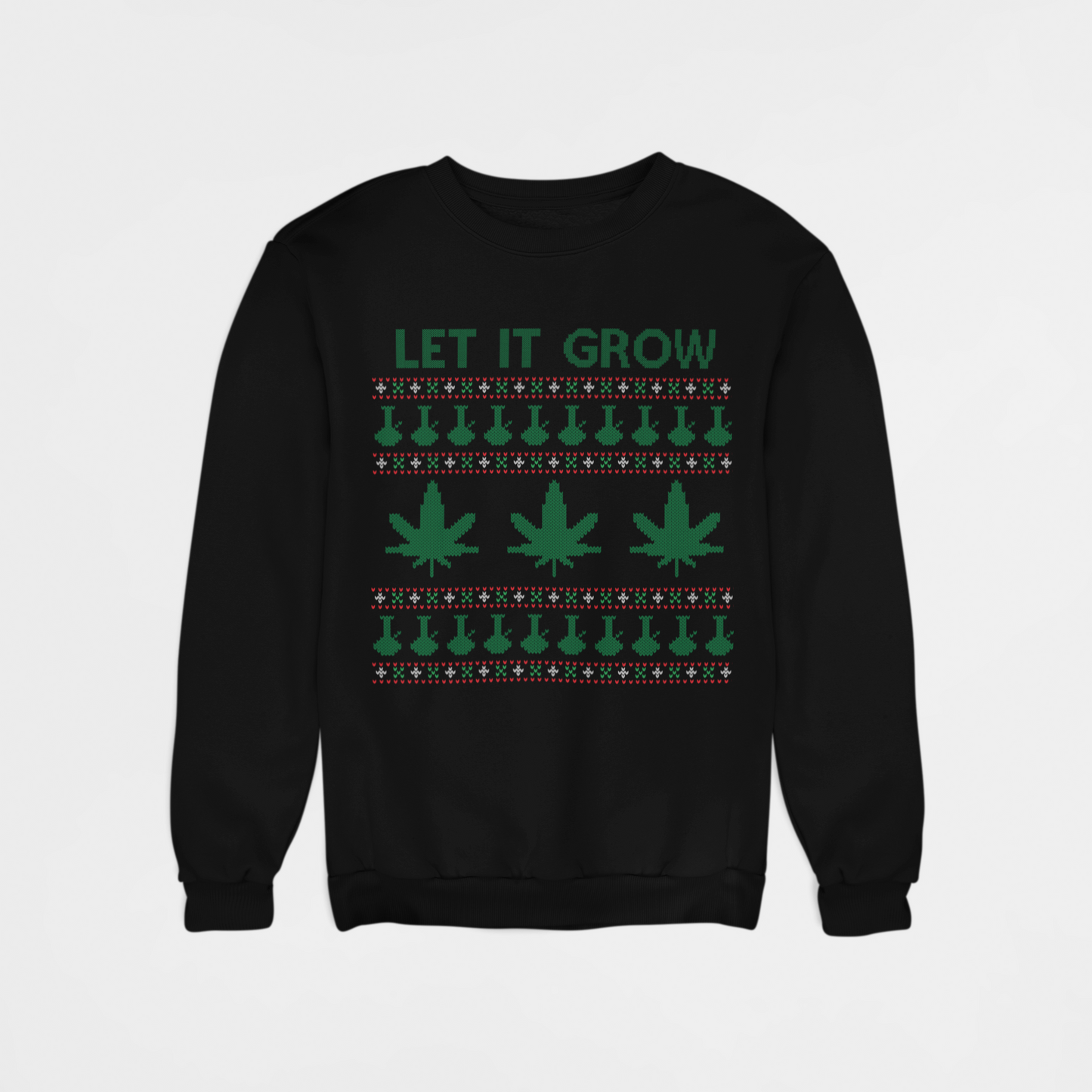 Ugly Sweater "Let it Grow" Navideño