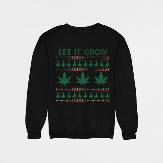 Ugly Sweater "Let it Grow" Navideño