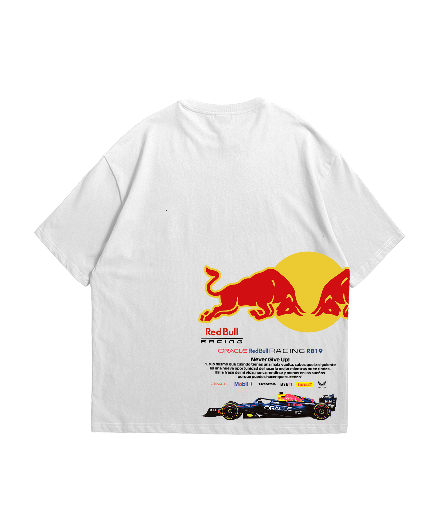 Camiseta Oversize RedBull Racing: Estilo y Pasión por la Velocidad