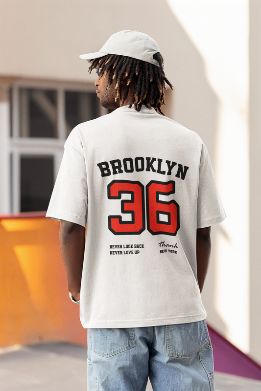 Camiseta Oversize - Brooklyn 36 - 100% Algodón