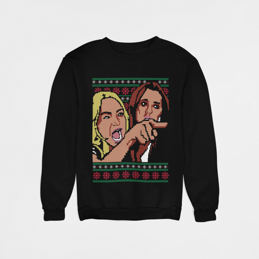 Ugly Sweater "Meme Mujer-Gato" Navideño 01