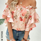 Blusa Bohemia con Estampado Floral