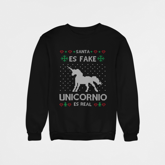 Ugly Sweater "Fake Unicornio" Navideño