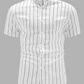 Camisa de rayas de cuello alto