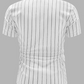 Camisa de rayas de cuello alto
