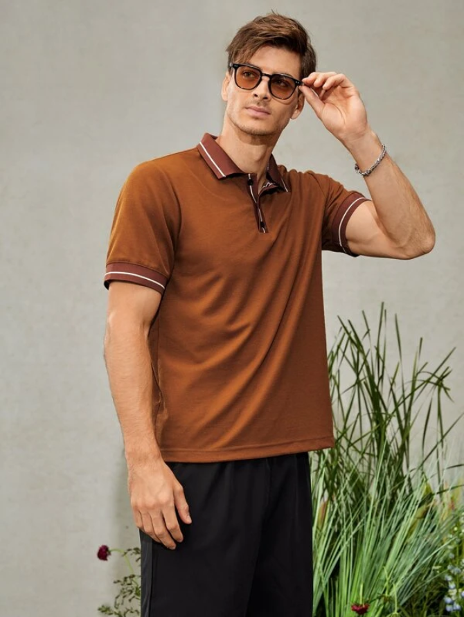 Camisa polo de discount rayas