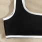 Bañador bikini de un hombro unido en contraste