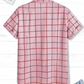 Camisa a Cuadros con Bolsillo y con Botones