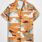 Camisa con Estampado Vacacional con Botones