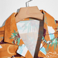 Camisa con Estampado Vacacional con Botones