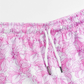 Shorts con Cordón y Estampado Floral