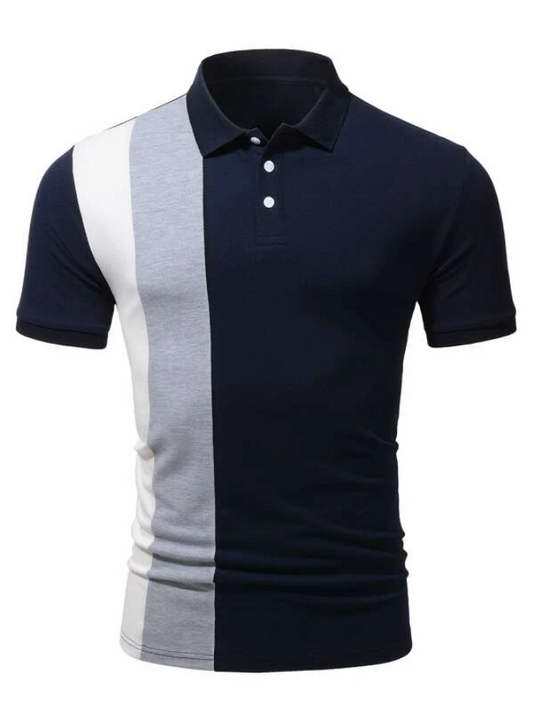 Polo para Hombre Botón delantero Monocolor Casual