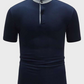 Camisa polo de cuello en contraste