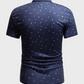 Camisa polo con estampado geométrico