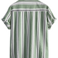 Camisas para hombre Botón delantero A rayas Preppy