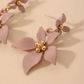 Pendientes con flor