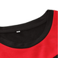 Camiseta de cuello redondo panel en contraste