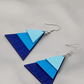 Pendientes con diseño geométrico