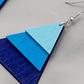 Pendientes con diseño geométrico