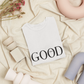 Camiseta con estampado de letra - Good Vibes