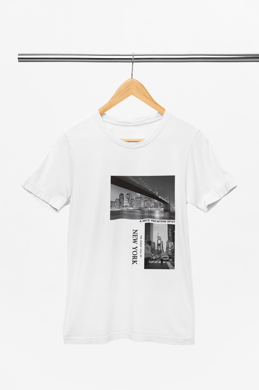 Camiseta de Algodón - New York Nice Spot